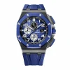 Replica AP Royal Oak Offshore 26400SO Blue Dial 44mm Steel A057CA