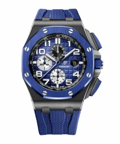 Replica AP Royal Oak Offshore 26400SO Blue Dial 44mm Steel A057CA