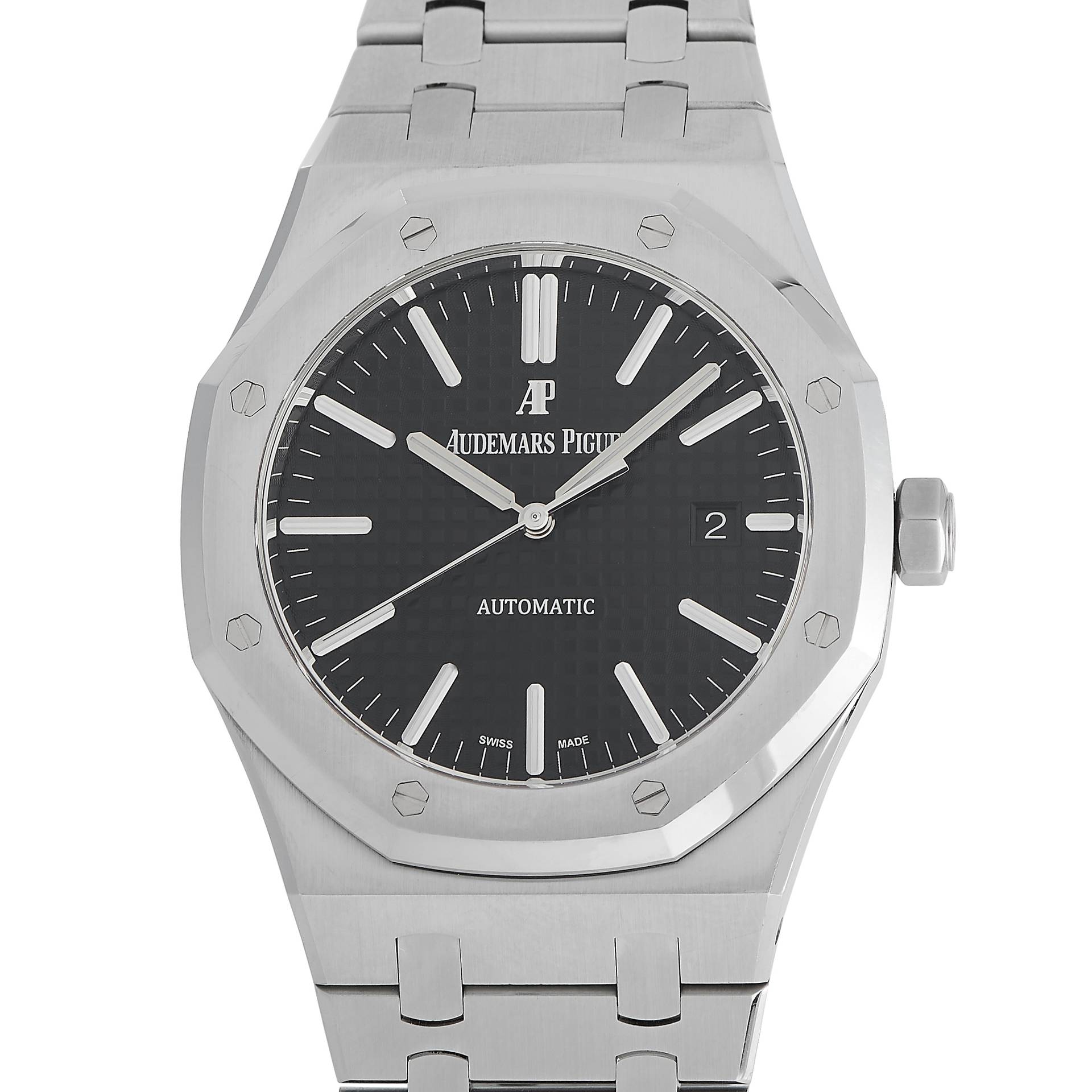 Audemars Piguet Royal Oak 15400ST black dial stainless steel