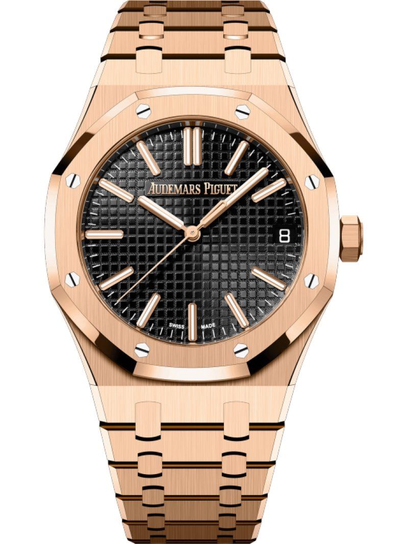 Audemars Piguet Royal Oak rose gold black dial