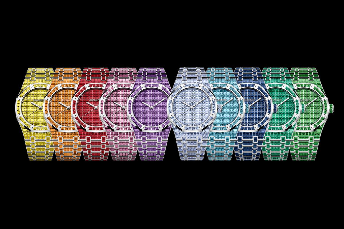 Audemars Piguet Royal Oak collection in multiple colors