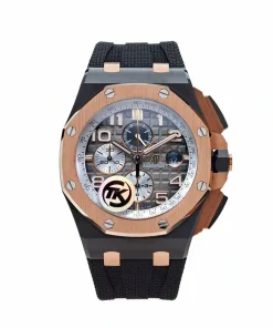 Replica AP Royal Oak Offshore 26401RO Grey Dial 44mm Rose Gold