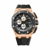 Replica AP Royal Oak Offshore 26401RO Black Dial 44mm Rose Gold A002CA 4765