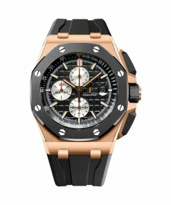 Replica AP Royal Oak Offshore 26401RO Black Dial 44mm Rose Gold A002CA 4765