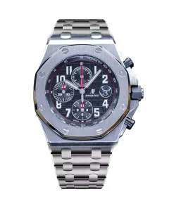 Replica AP Royal Oak Offshore 26470ST Black Dial 44mm Steel