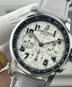 AP Code 11.59 26048 white dial dial closeup