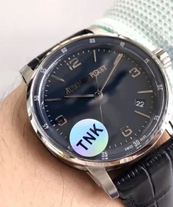AP Code 11.59 blue dial bracelet detail