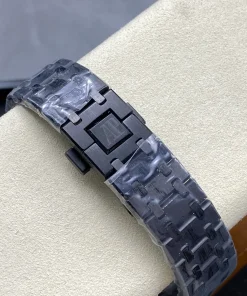 AP Royal Oak 26591CE black dial bezel detail