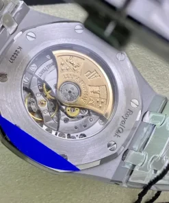 AP Royal Oak 15400ST black dial front view 1220ST
