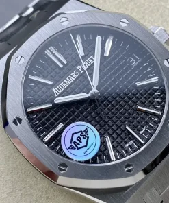 AP Royal Oak 15500ST black dial side profile 1220ST 4225