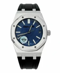 Replica AP Royal Oak 15500ST Blue Dial 41mm Steel