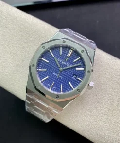 AP Royal Oak 15400ST blue dial front view 1220ST