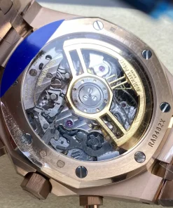 AP Royal Oak 26240OR blue dial caseback detail