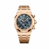 Replica AP Royal Oak 26240OR Blue Dial Rose Gold