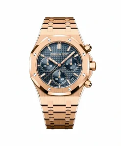 Replica AP Royal Oak 26240OR Blue Dial Rose Gold