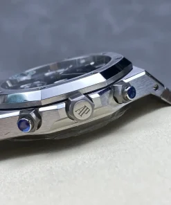 AP Royal Oak 26240ST blue dial caseback detail