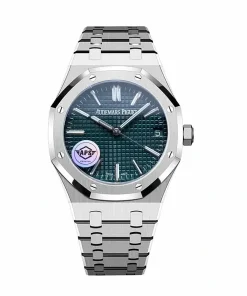 Replica AP Royal Oak 15510ST Green Dial 41mm Steel