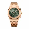 Replica AP Royal Oak 26240OR Green Dial Rose Gold