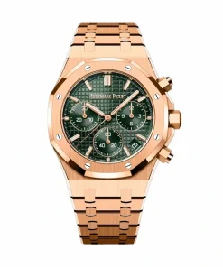 Replica AP Royal Oak 26240OR Green Dial Rose Gold