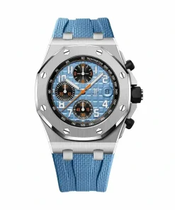 Replica AP Royal Oak Offshore 26238ST Sky Blue Dial 42mm Steel