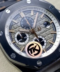 AP Royal Oak Offshore 26470ST black dial caseback detail A801CR