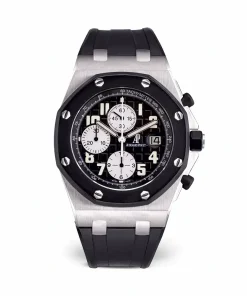 Replica AP Royal Oak Offshore 26170ST Black Dial 44mm Steel