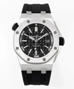 Replica AP Royal Oak Offshore 15703ST Black Dial 42mm Steel
