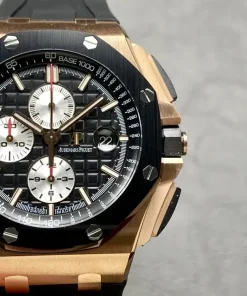 AP Royal Oak Offshore 26401RO black dial bezel detail A002CA 4765