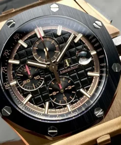 AP Royal Oak Offshore 26401RO black dial front view A002CA