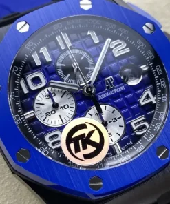 AP Royal Oak Offshore 26400SO blue dial front view A057CA