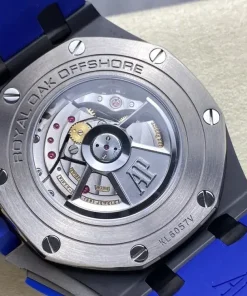 AP Royal Oak Offshore 26400SO blue dial bracelet detail A057CA