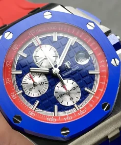 AP Royal Oak Offshore 26400SO bright blue dial front view
