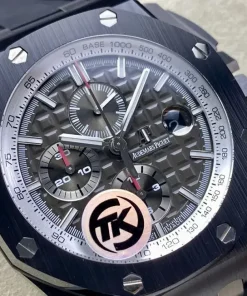 AP Royal Oak Offshore 26405CE silver dial front view