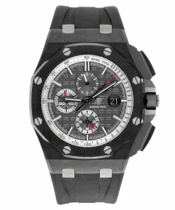 Replica AP Royal Oak Offshore 26405CE Silver Dial 44mm Ceramic