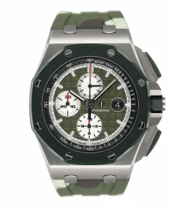 Replica AP Royal Oak Offshore 26400SO Green Dial 44mm Steel