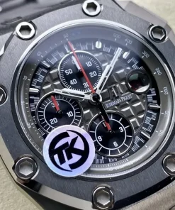 AP Royal Oak Offshore 26568IM black dial front view