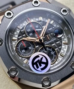 AP Royal Oak Offshore 26568OM grey dial front view