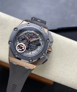 AP Royal Oak Offshore 26568OM grey dial side profile