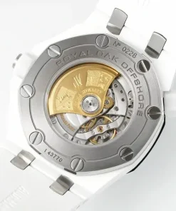 AP Royal Oak Offshore 15707CB white dial front view