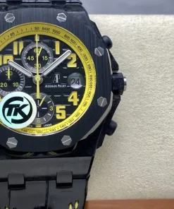 AP Royal Oak Offshore 26176FO yellow dial front view