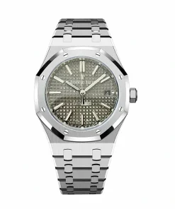 Replica AP Royal Oak 15450ST Grey Dial 37mm Steel