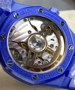 AP Royal Oak 15500 white dial on wrist