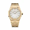 Replica AP Royal Oak 15500OR White Dial Rose Gold