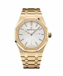 Replica AP Royal Oak 15500OR White Dial Rose Gold