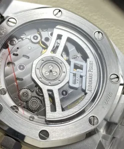 AP Royal Oak 15500ST blue dial side profile 1220ST 4221