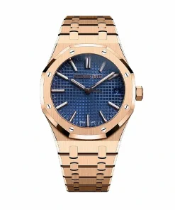 Replica AP Royal Oak 15510OR Blue Dial 41mm Rose Gold