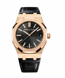 Replica AP Royal Oak 15510OR Black Dial Rose Gold