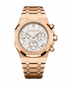Replica AP Royal Oak 26240OR White Dial Rose Gold