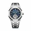 Replica AP Royal Oak 26510ST Tourbillon Blue Dial Steel
