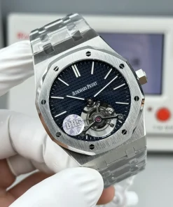 AP Royal Oak 26510ST blue dial dial closeup